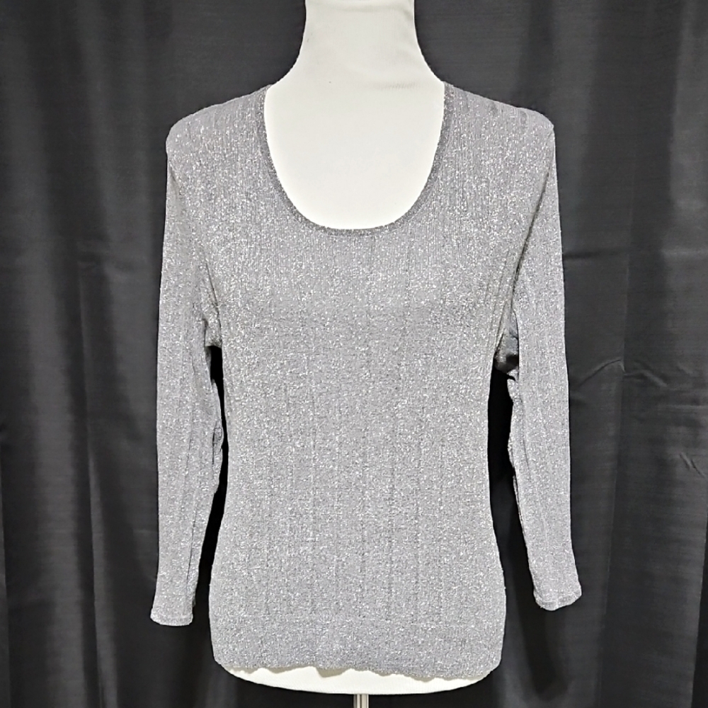 Sparkly Metallic Thread Sweater